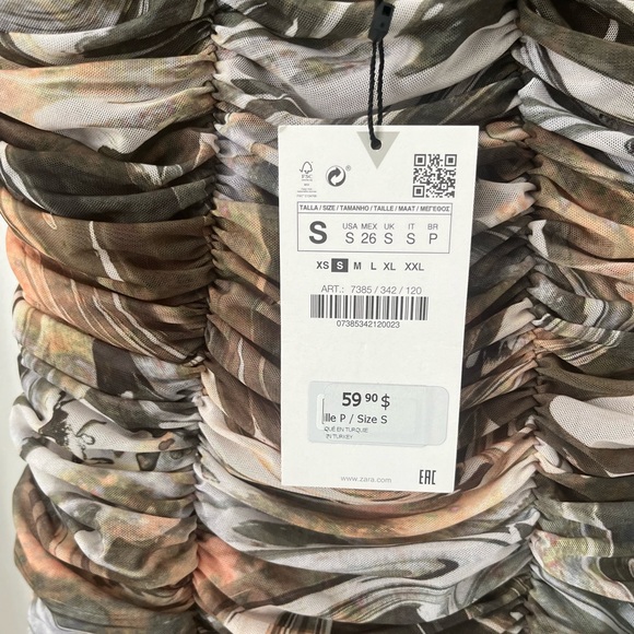 NWT Zara long sleeve dress - Picture 3 of 3